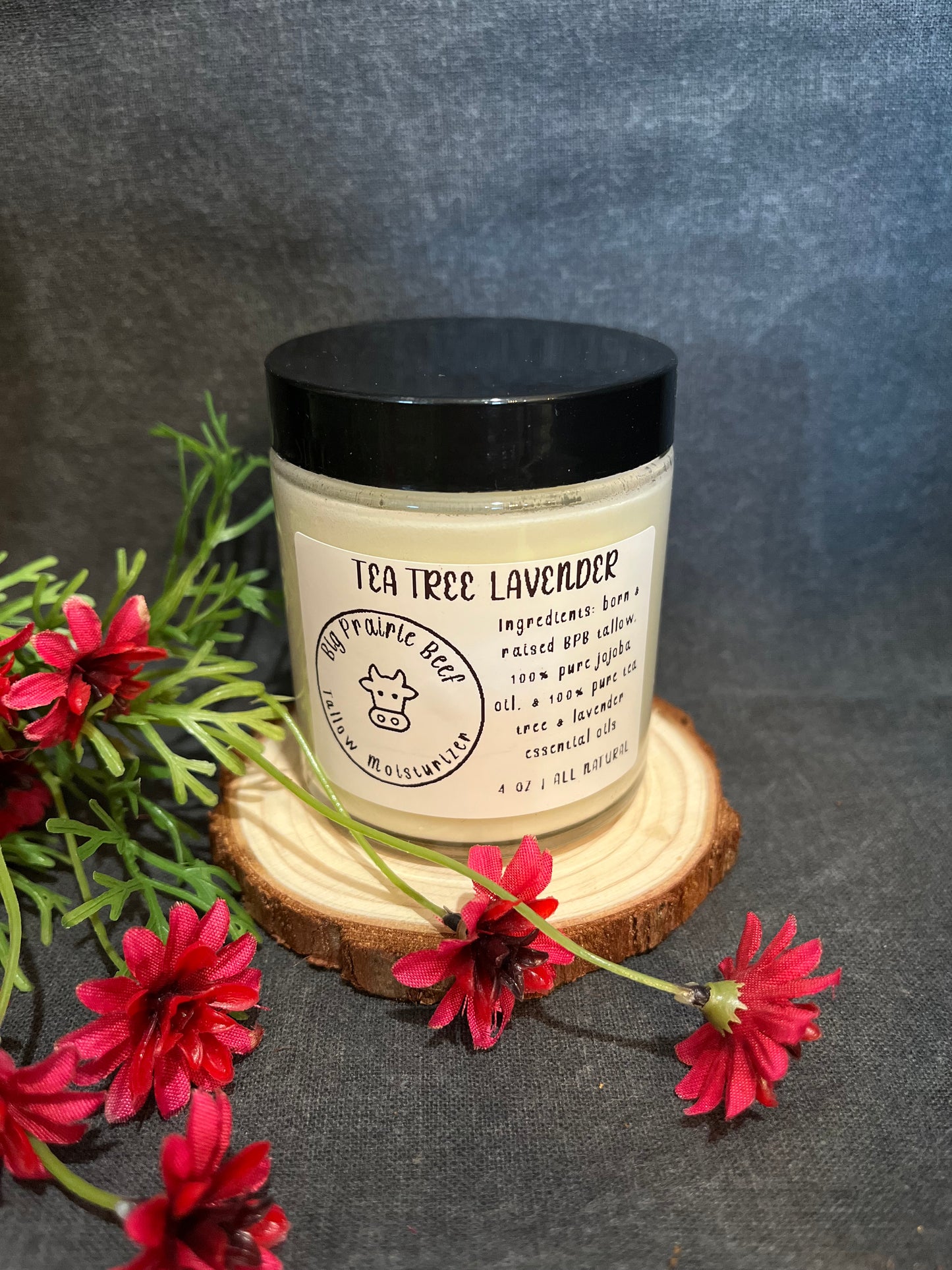 Big Prairie Beef Tallow Moisturizer - Tea Tree Lavender