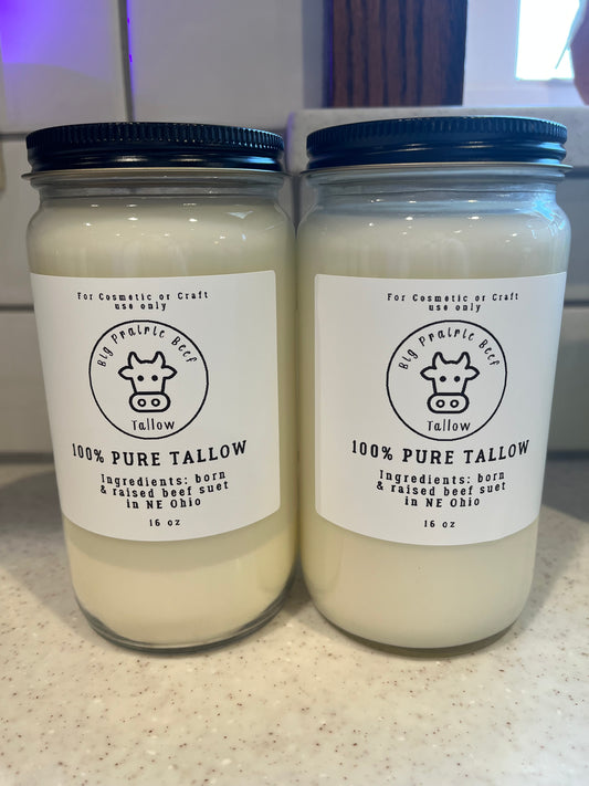 100% pure bulk tallow